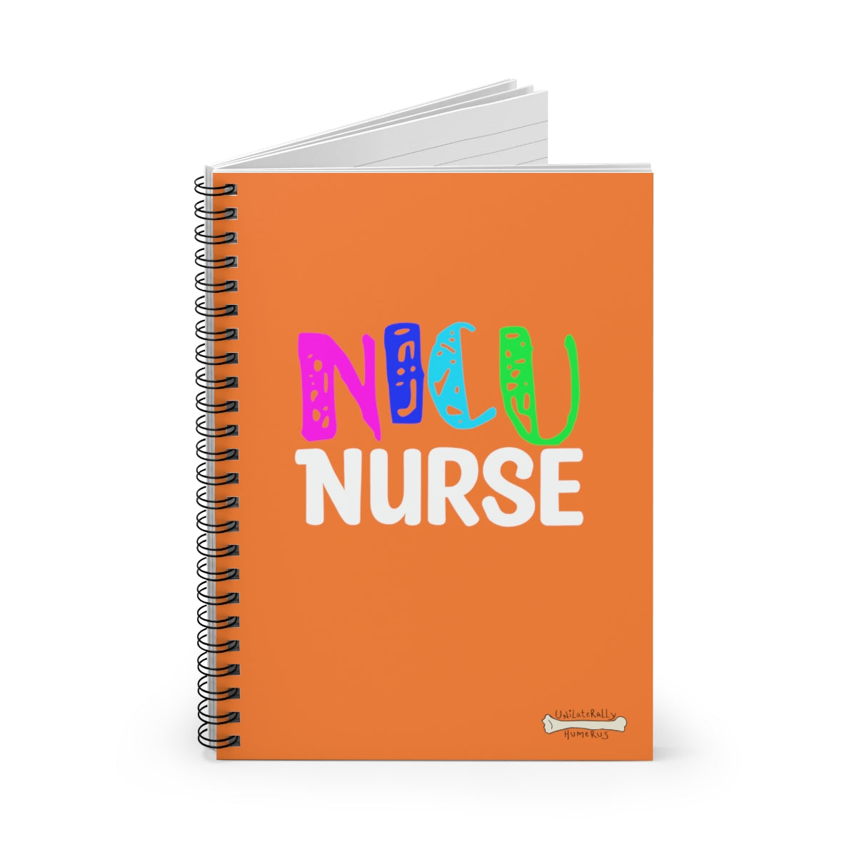 NICU Nurse Spiral Notebook - Ruled Line