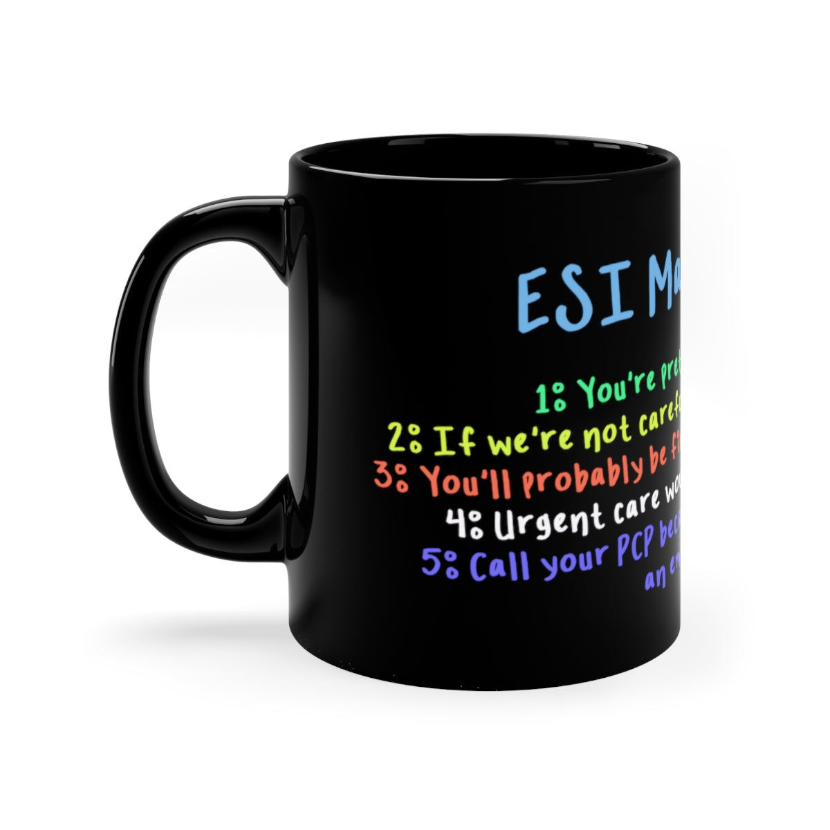 ESI Made Easy 11oz Black Mug